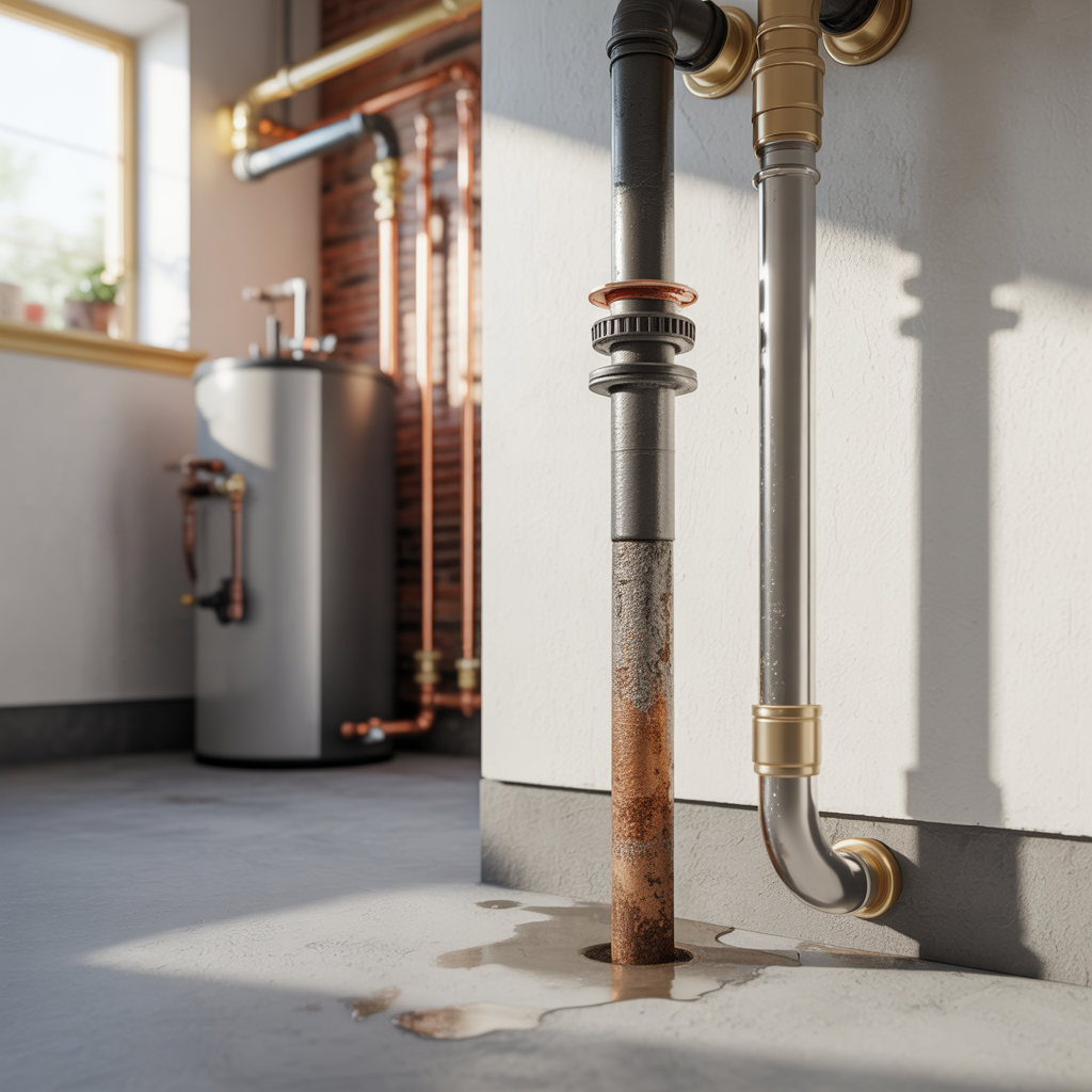 12.Hur paverkar alder pa vattenledningar husets varde