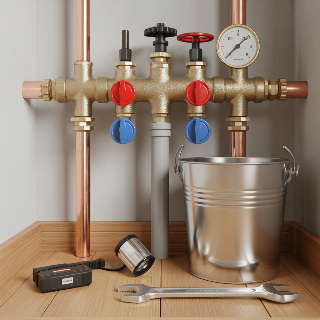 felsokning av tryckfall i tappvattensystem steg for steg