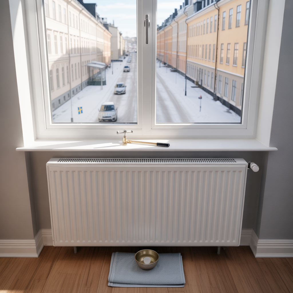 radiatorer kalla upptill felsokning och luftning steg for st