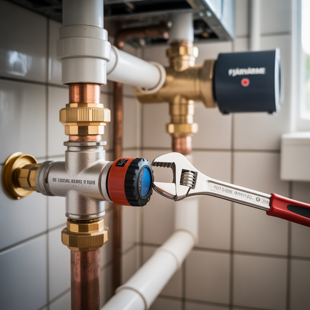 blandningsventil for tappvarmvatten felsokning och justering