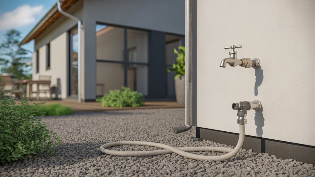 Byta vattenutkastare & trädgårdskran