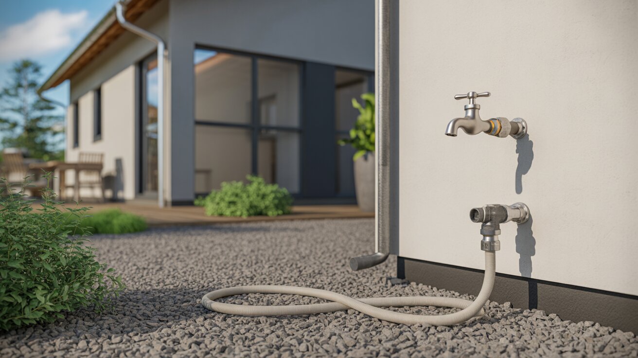 Byta vattenutkastare & trädgårdskran