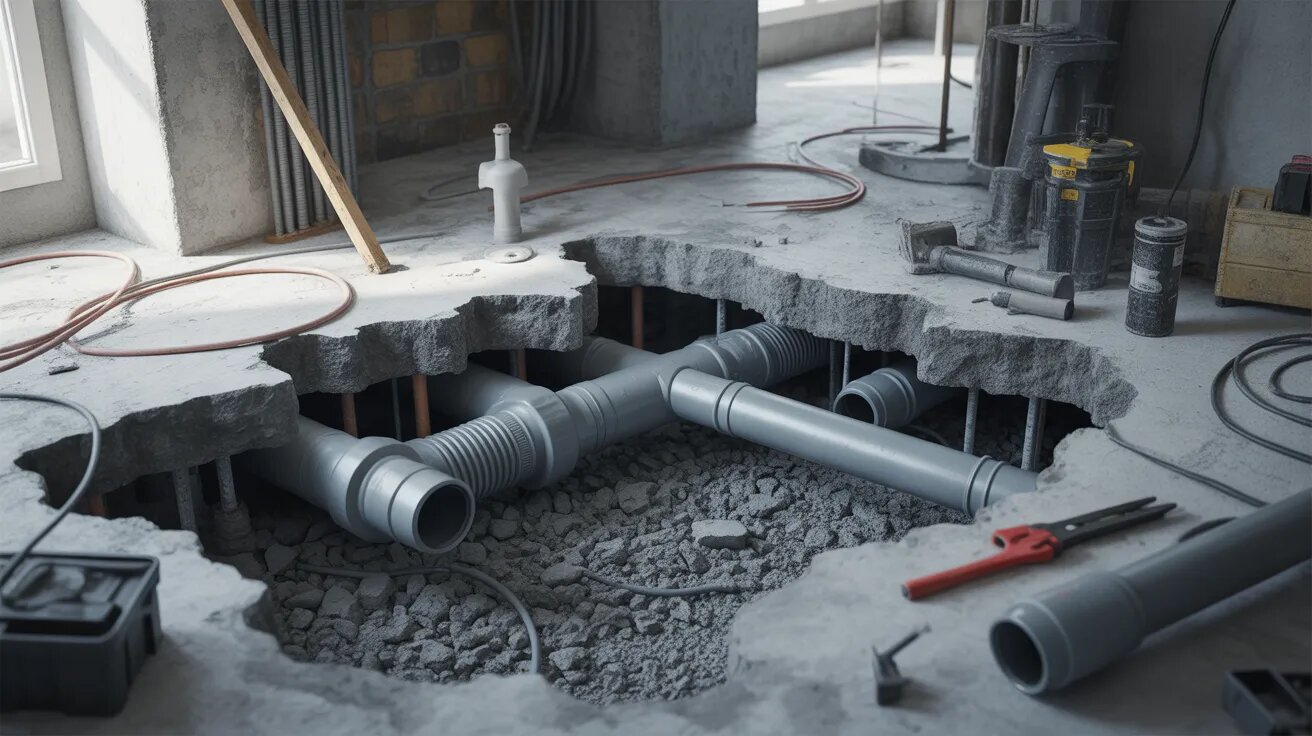 Byte Rörledningar & Bilning Avloppsrör